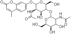 4-�׻�umbelliferyl N,N-��������-��-d-chitobioside�Y��ʽ_53643-12-2�Y��ʽ