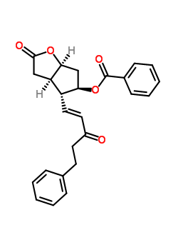 (3Ar,4r,5r,6as)-5-()-4-[(1e)-3--5--1-ϩyl]-2H-h(hun)첢[b]߻-2-ͪY(ji)(gu)ʽ_55076-60-3Y(ji)(gu)ʽ