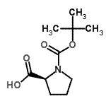 Boc-dl-pro-oh�Y(ji��)��(g��u)ʽ_59433-50-0�Y(ji��)��(g��u)ʽ